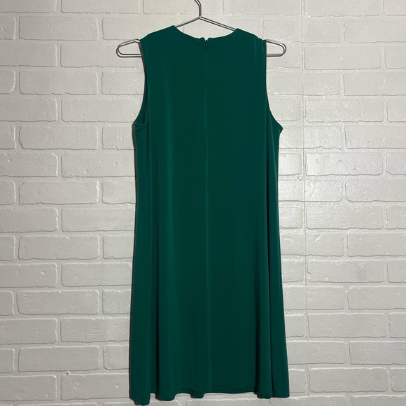Calvin Klein Womens Dress Green Formal Sleeveless Chain Detail Elegant Size 6 - Picture 4 of 6